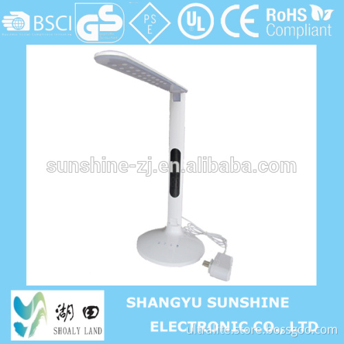 Wood Base Battery Operated Mini Table Lamp